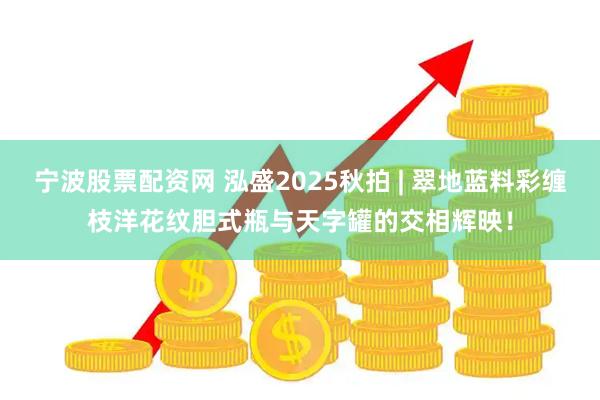 宁波股票配资网 泓盛2025秋拍 | 翠地蓝料彩缠枝洋花纹胆式瓶与天字罐的交相辉映！