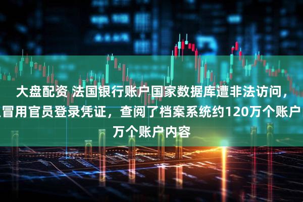 大盘配资 法国银行账户国家数据库遭非法访问，有人冒用官员登录凭证，查阅了档案系统约120万个账户内容